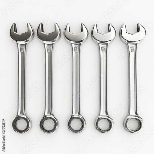 Precision tools arranged neatly for efficient assembly and repair tasks in a bright workshop setting