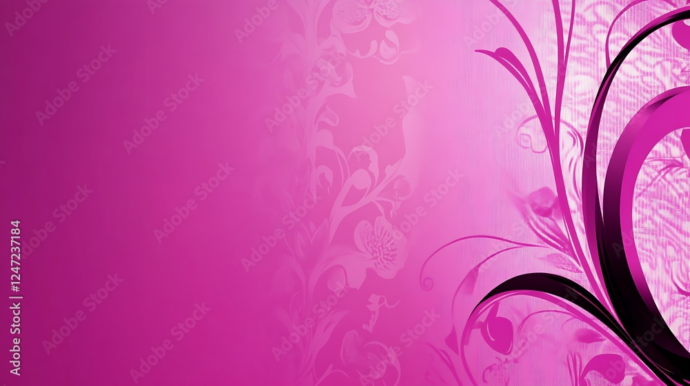 Abstract Pink Floral Design Background Image Abstract Pink Floral Design Background Image