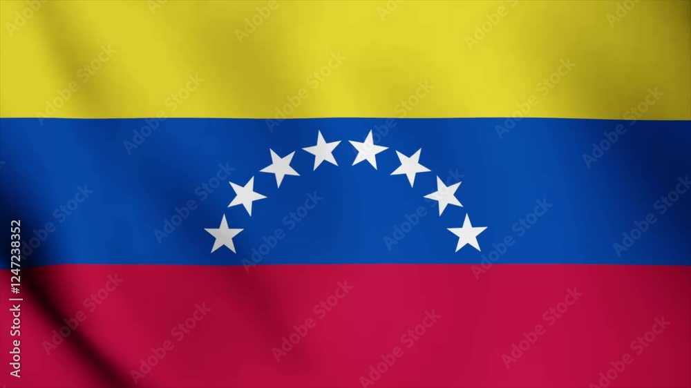 Animated Video Featuring the Wavy Flag of VENEZUELA Animated Video Featuring the Wavy Flag of VENEZUELA