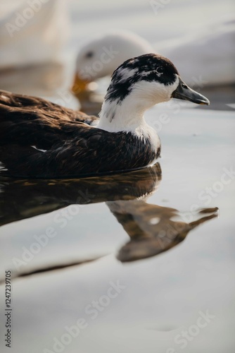 duck in water