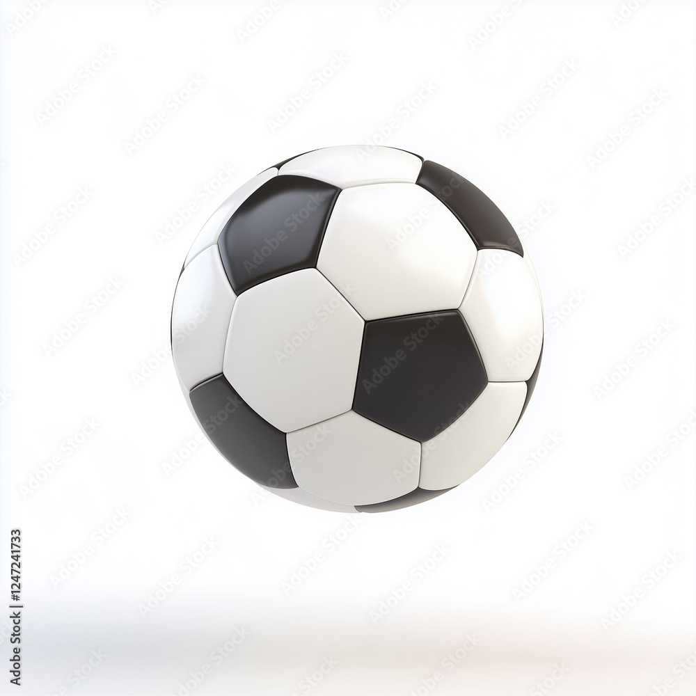 soccer ball on white background soccer ball on white background