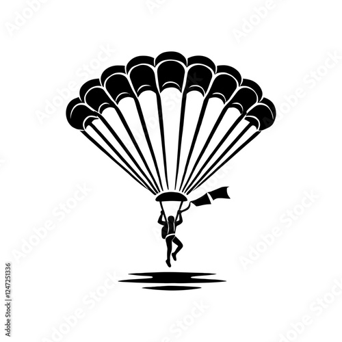 parachute Skydiving logo
