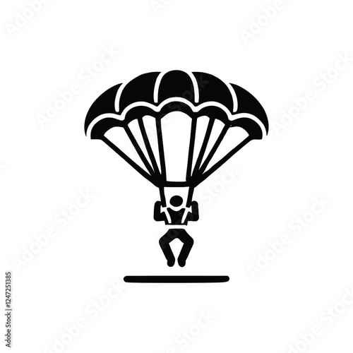 parachute Skydiving logo