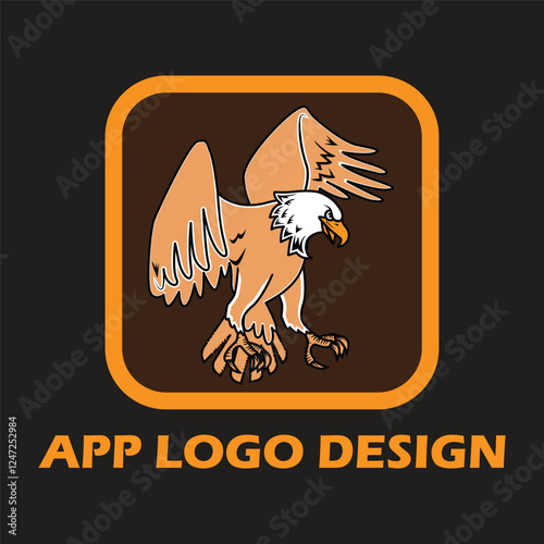 
Elegant Eagle Logo, Eagle Head Shaped Logo Suitable for Label, Branding, and Corporate Identity. Free Vector