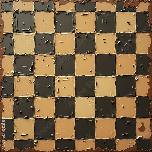 black and white seamless pattern checkered textured wallpaper