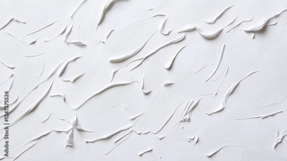 White textural background revealing fluid brush strokes generating visual movement, dynamic depth for graphic design, artistic layouts White textural background revealing fluid brush strokes generating visual movement, dynamic depth for graphic design, artistic layouts