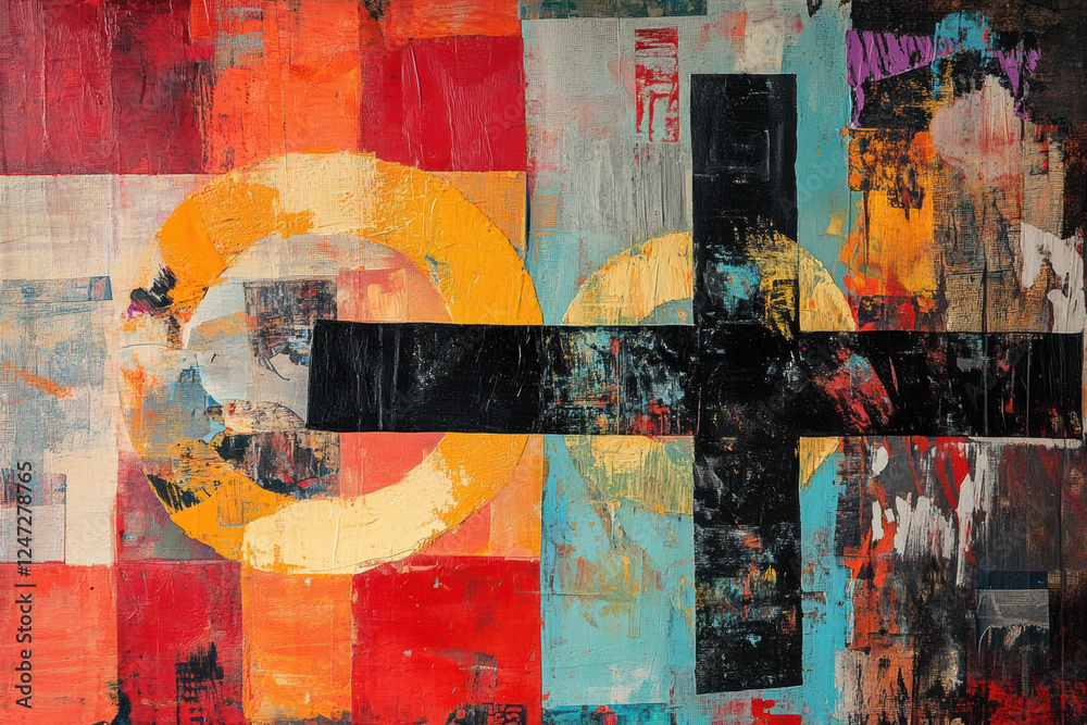 Fototapeta premium Peaceful Motifs in Abstract Art