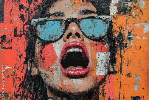 Screaming Mouth in Conceptual Art