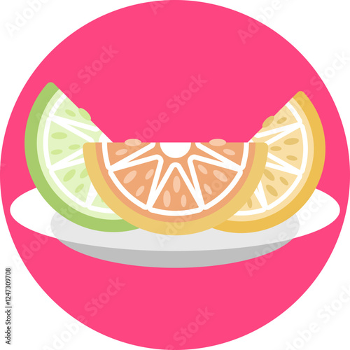 Fresh Orange Slice – A juicy, crescent-shaped slice of orange, perfect for garnishing drinks.
