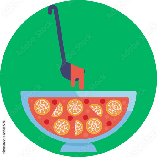 Fruit Punch – A refreshing, sweet beverage made with mixed fruit juices, often served chilled.