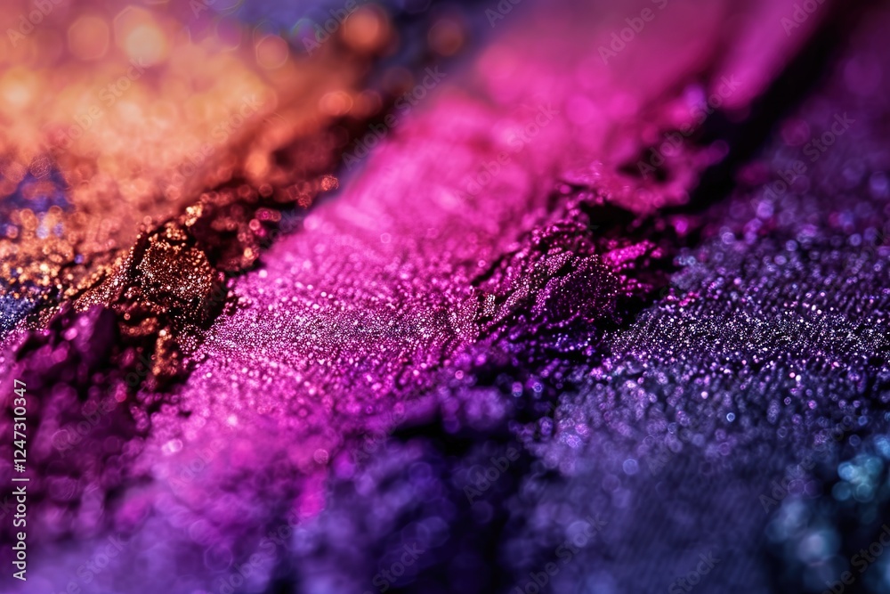 Abstract background of multicolored sequins in close-up, Ai Generated Abstract background of multicolored sequins in close-up, Ai Generated