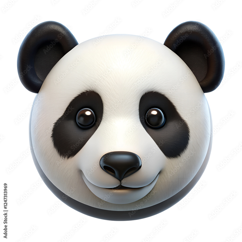 Fototapeta premium panda bear with a smile