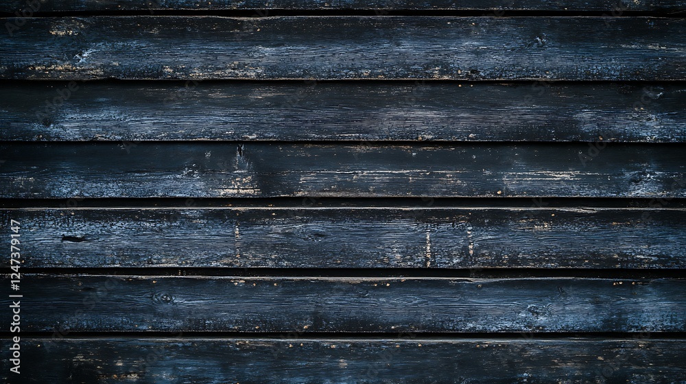 Obraz premium Dark Wooden Planks Weathered Background Texture