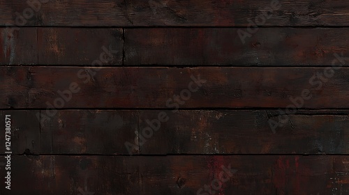 Dark Brown Wooden Planks Background Texture photo