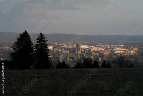 Cornell University in Sunset