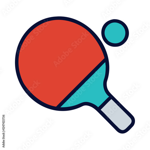 ping pong ball and racket sports equipment