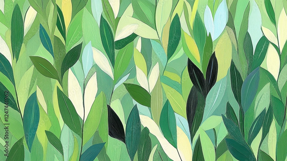 Vibrant Green Leaves and Foliage Creating a Rich Textural Background for Nature Inspired Themes Vibrant Green Leaves and Foliage Creating a Rich Textural Background for Nature Inspired Themes