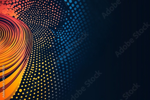 Abstract technology background focusing on business development and digital innovation