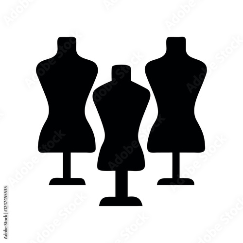 Mannequin textile industry display tool