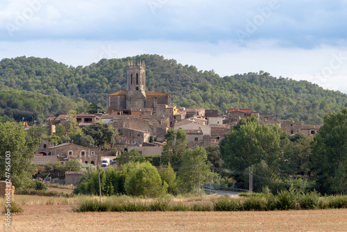 Ыummer view of the city La Pera in Spain