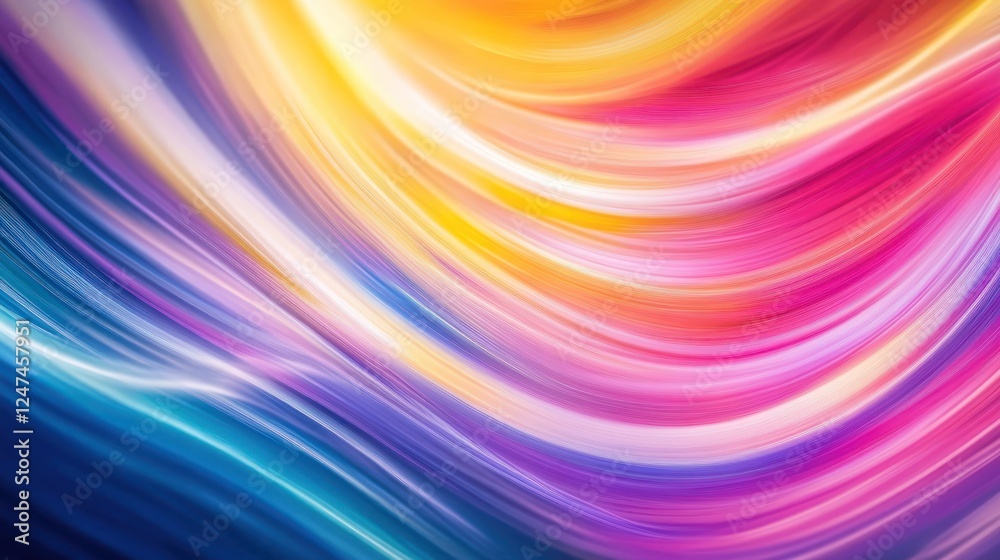 Abstract colorful swirls, dynamic motion, vibrant background, design element Abstract colorful swirls, dynamic motion, vibrant background, design element