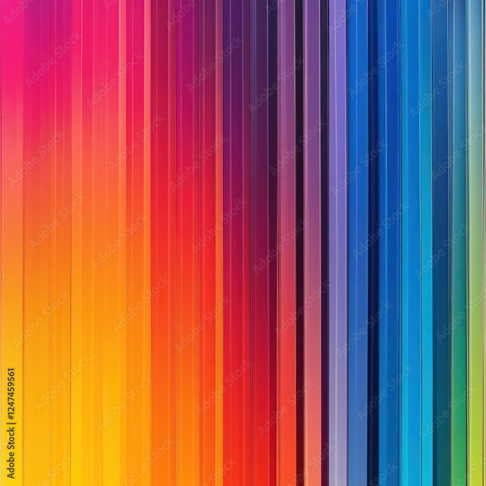 Vibrant rainbow stripes background, blurred, abstract, design element Vibrant rainbow stripes background, blurred, abstract, design element