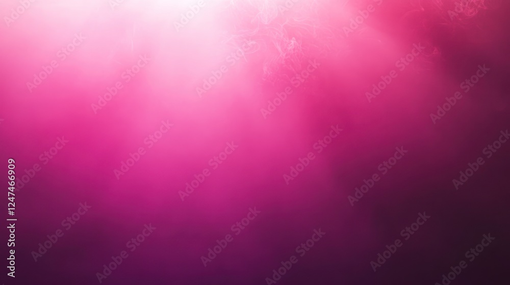 Fototapeta premium Pink light rays underwater, blurry background, aquatic scene