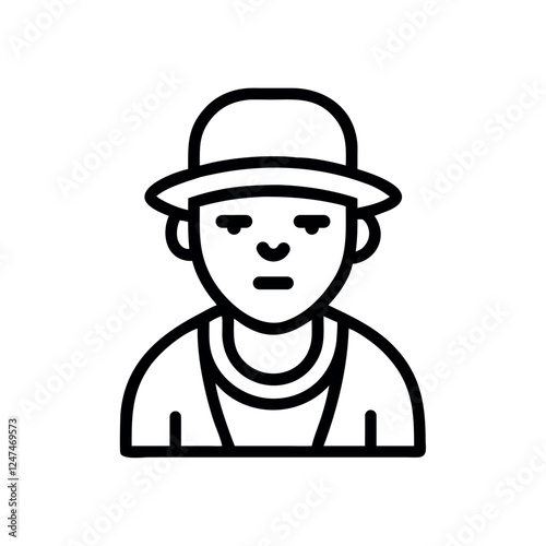 Hip hop artist portrait urban culture