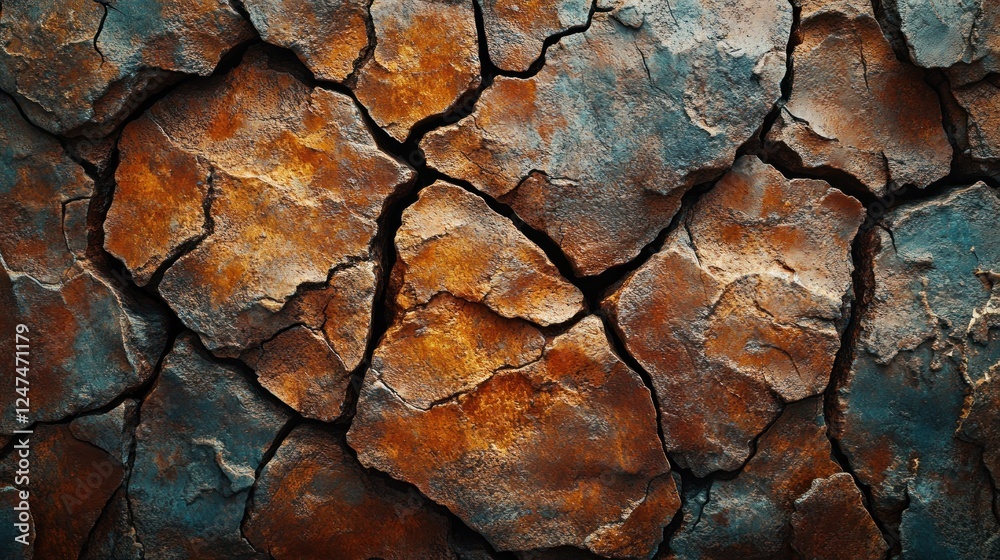 Cracked earth texture, arid landscape, drought background, design element Cracked earth texture, arid landscape, drought background, design element