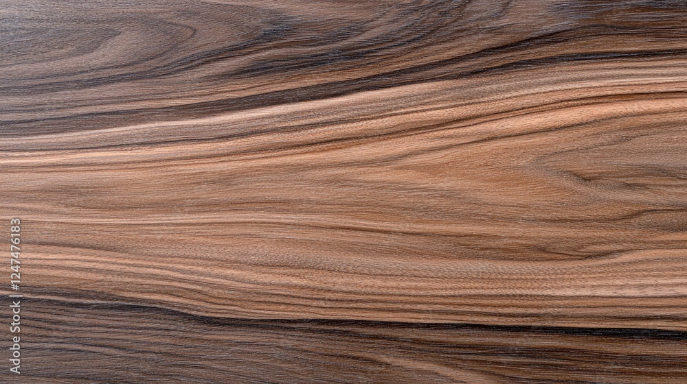 Fototapeta premium Rich Walnut Wood Grain Texture Background