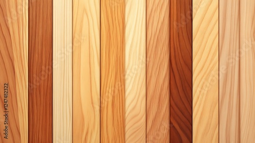 Variety of Wood Grain Textures in Light and Dark Tones