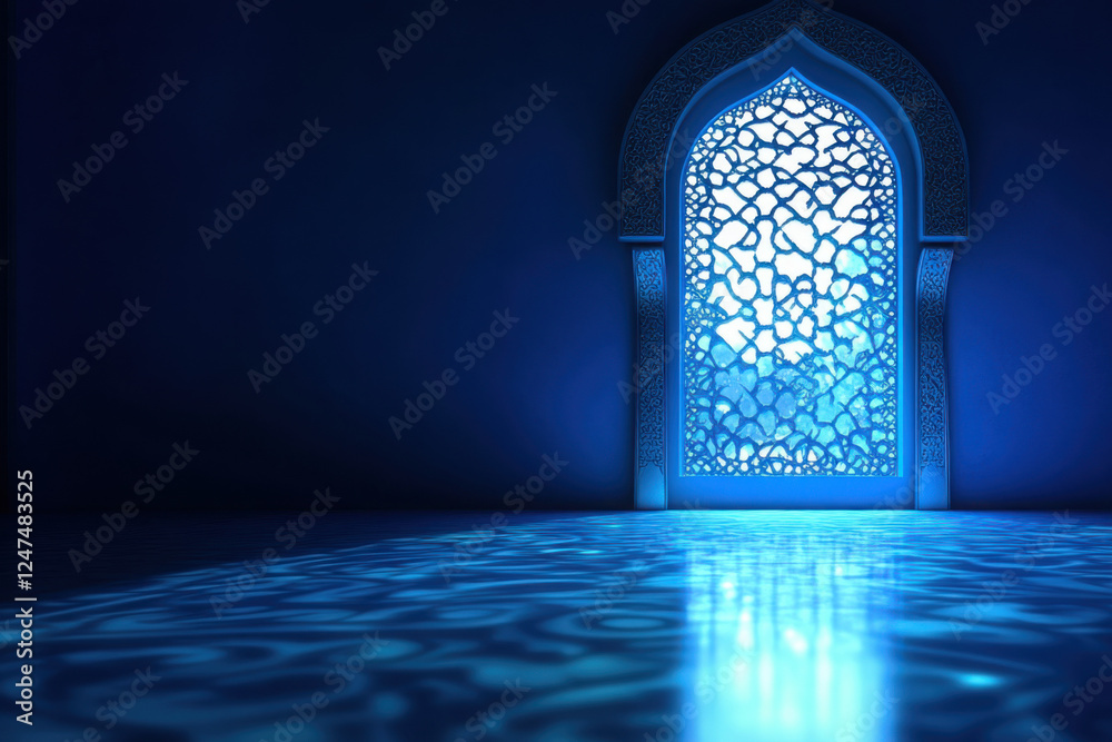 Islamic design greeting card background Islamic design greeting card background