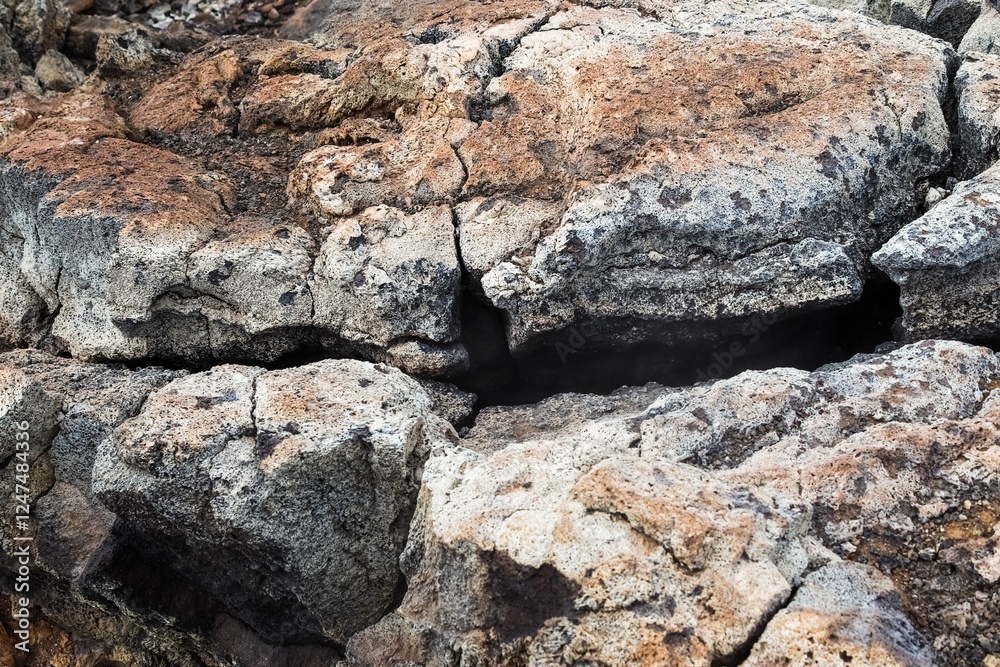 Fototapeta premium Rock with a hole in it