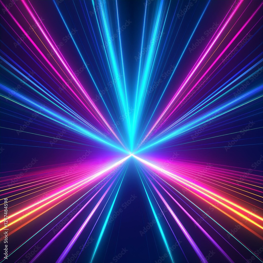 Laser beams diagonal beams of light on a dark background. Colorful light paths with movement effect graphic resource Laser beams diagonal beams of light on a dark background. Colorful light paths with movement effect graphic resource