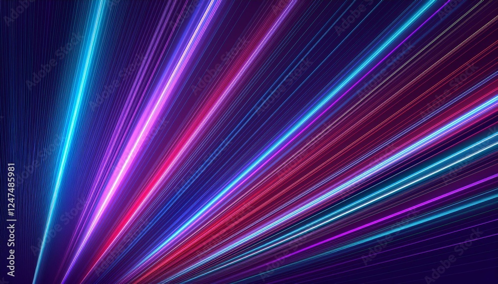 Laser beams diagonal beams of light on a dark background. Colorful light paths with movement effect graphic resource Laser beams diagonal beams of light on a dark background. Colorful light paths with movement effect graphic resource