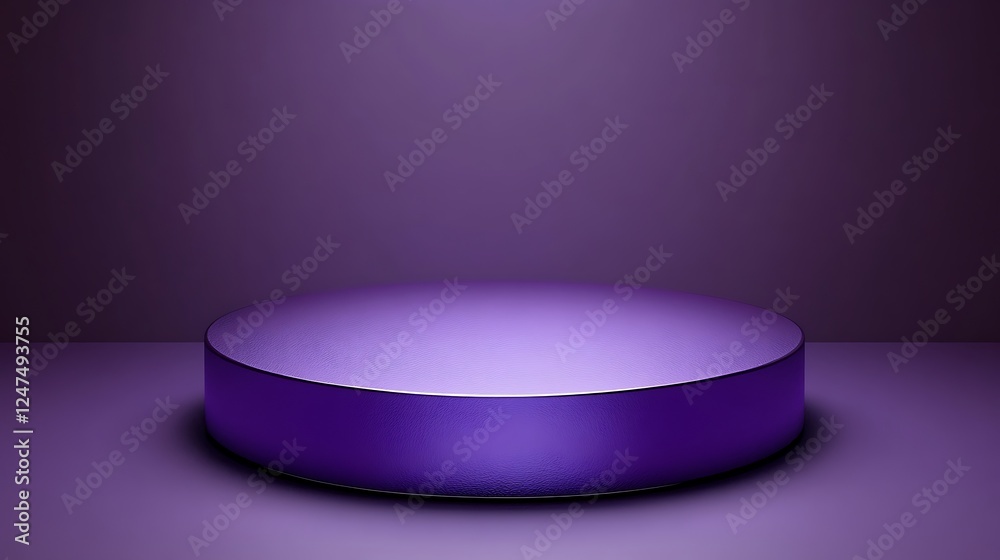 Purple platform, studio, background, display Purple platform, studio, background, display