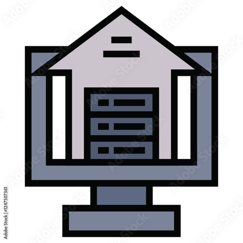 Data Warehouse Icon
