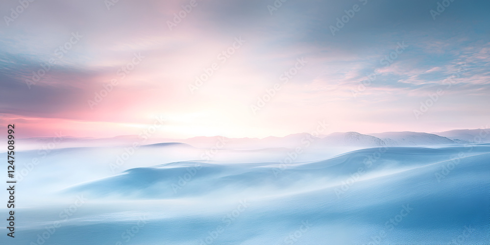 Frosted Label Design with Blurred Horizon and Modern Aesthetic Frosted Label Design with Blurred Horizon and Modern Aesthetic