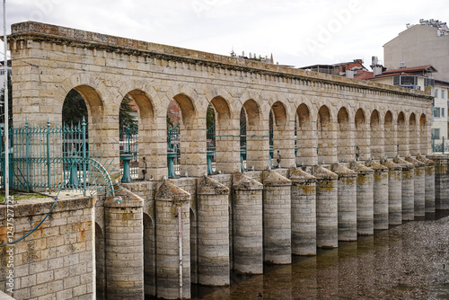 Tas Kopru, Stone Bridge in Beysehir, Konya, Turkiye photo