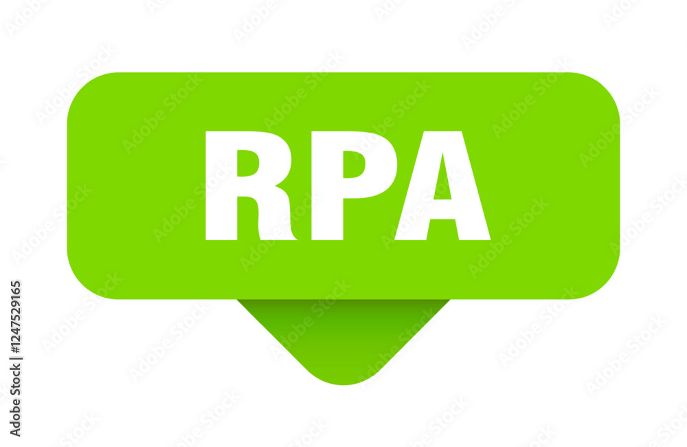 rpa sticker. rpa sign on transparent background rpa sticker. rpa sign on transparent background