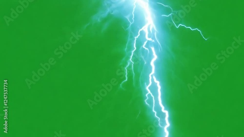 Electric Spark: Intense display of electricity, a bolt of vivid electric blue zaps against a clean backdrop. The vibrant colors and raw energy evoke feelings of power and awe.