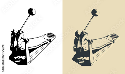 Bass drum pedal
