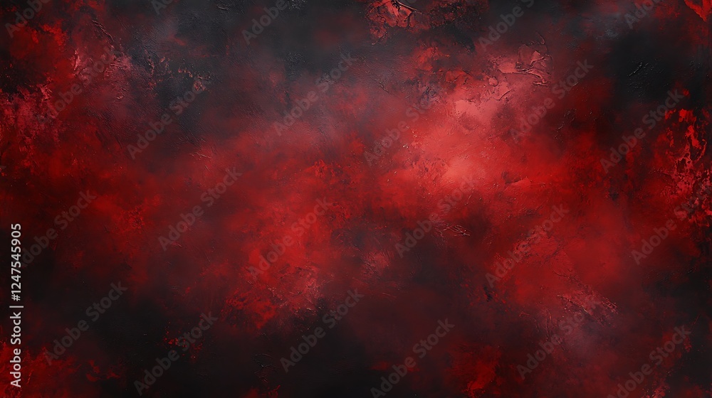 Red smoke, dark background, texture Red smoke, dark background, texture
