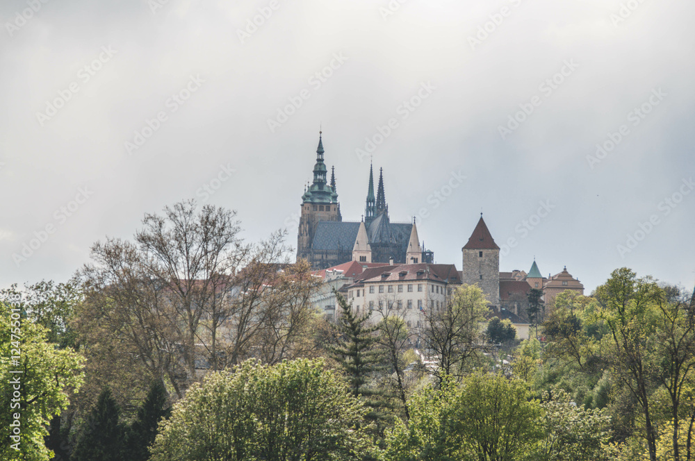 view of prague Czech republic in spring view of prague Czech republic in spring
