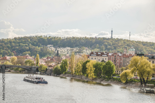 view of prague Czech republic in spring