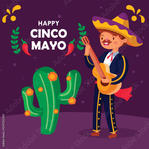 Artistic Cinco de mayo Vector Illustration