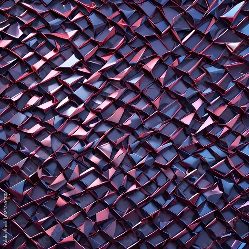 Wallpaper Mural Glossy Futuristic Webbing Geometric interlaced pattern Torontodigital.ca