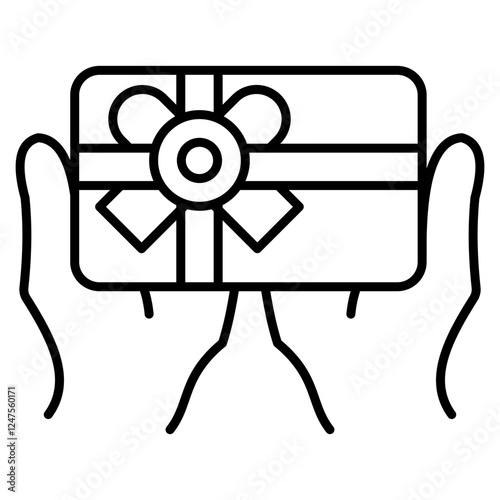 Gift  Icon Element For Design