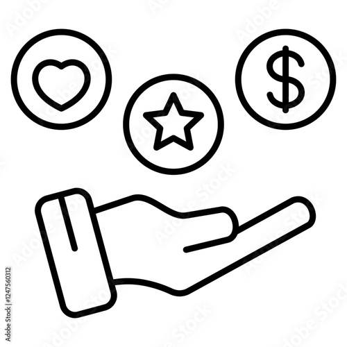 Benefits  Icon Element For Design