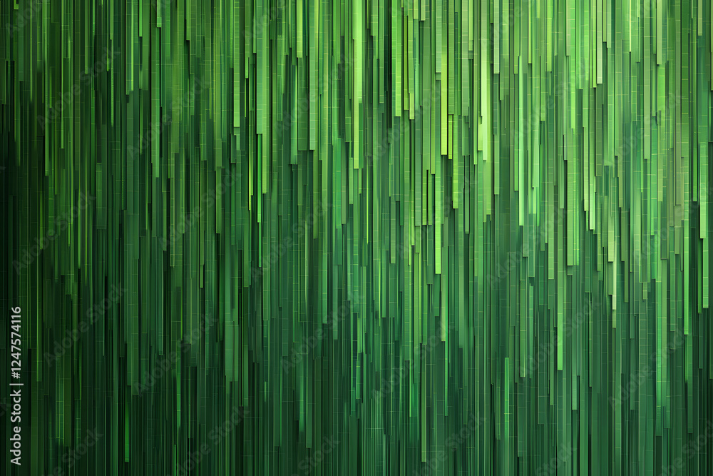 Vibrant Green Abstract Texture Featuring Vertical Stripes and Layers for Modern Design Vibrant Green Abstract Texture Featuring Vertical Stripes and Layers for Modern Design